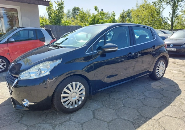 Peugeot 208 cena 24500 przebieg: 124529, rok produkcji 2012 z Dębno małe 277